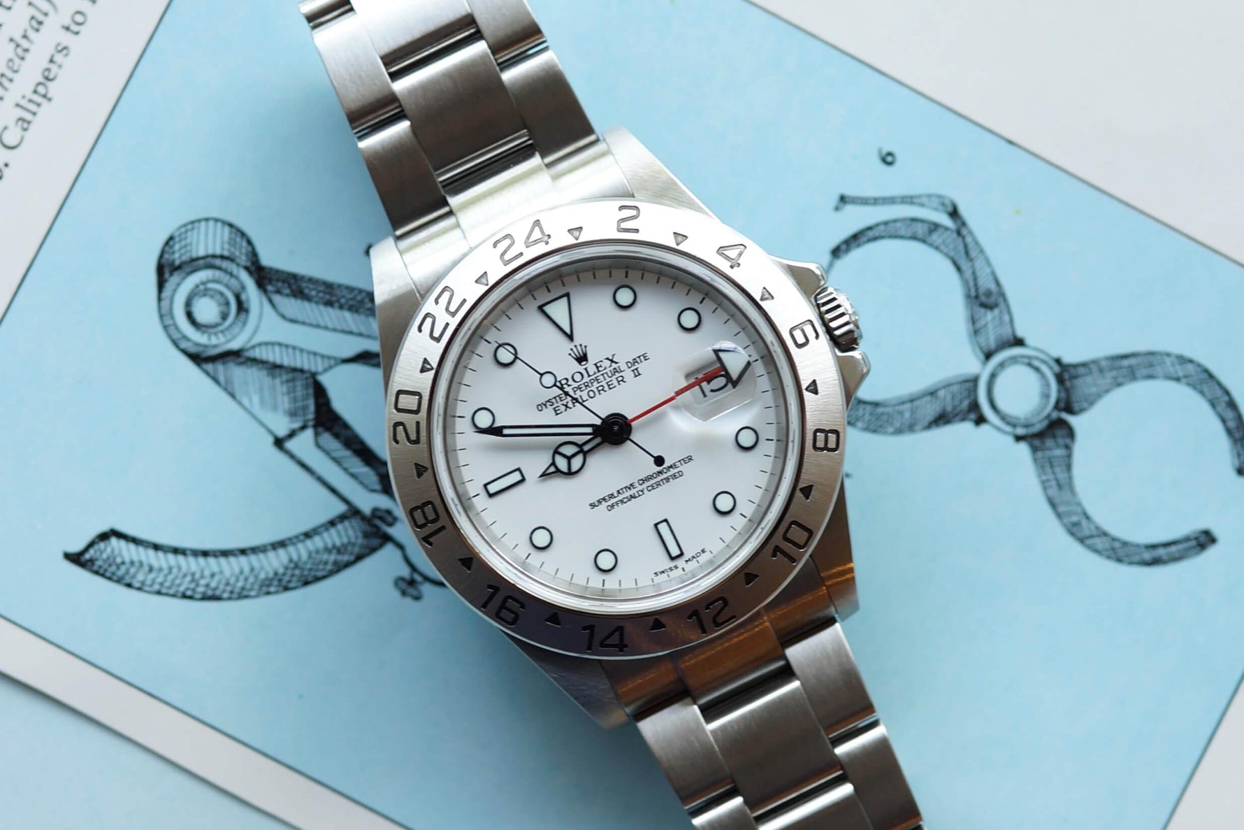 SOLDOUT: Rolex 16570 GMT POLAR New Old Stock - WearingTime Luxury Watches