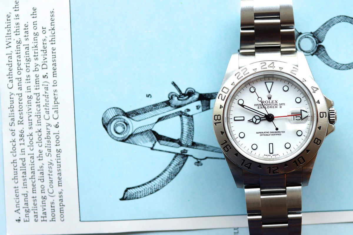SOLDOUT: Rolex 16570 GMT POLAR New Old Stock - WearingTime Luxury Watches