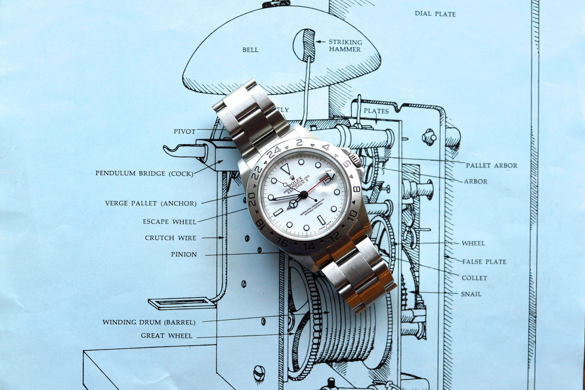 SOLDOUT: Rolex 16570 GMT POLAR New Old Stock - WearingTime Luxury Watches