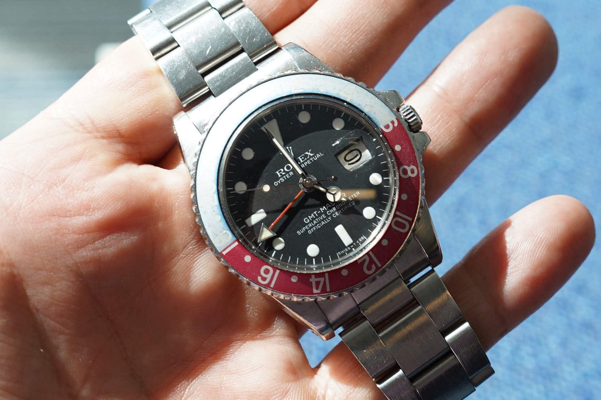 SOLDOUT: Rolex 1675 Pepsi GMT 1978 Ghost Bezel - WearingTime Luxury Watches