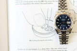 SOLDOUT: Rolex Datejust 41 Steel & White Gold 126334 Watch - Blue Dial 2022 Paper NEW