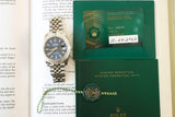 SOLDOUT: Rolex Datejust 41 Steel & White Gold 126334 Watch - Blue Dial 2022 Paper NEW