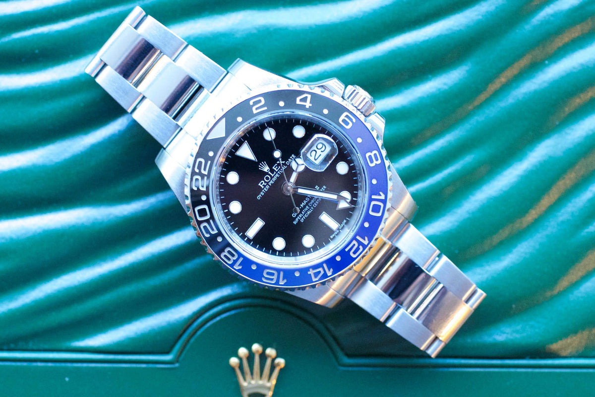 SOLDOUT: Rolex GMT-MASTER II 116710 BLNR BATMAN Black/Blue Ceramic