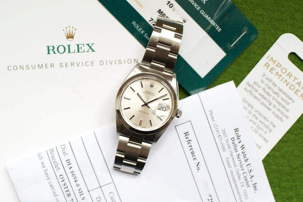 SOLDOUT: Rolex Oyster Precision 6694 34mm SERVICE PAPERS