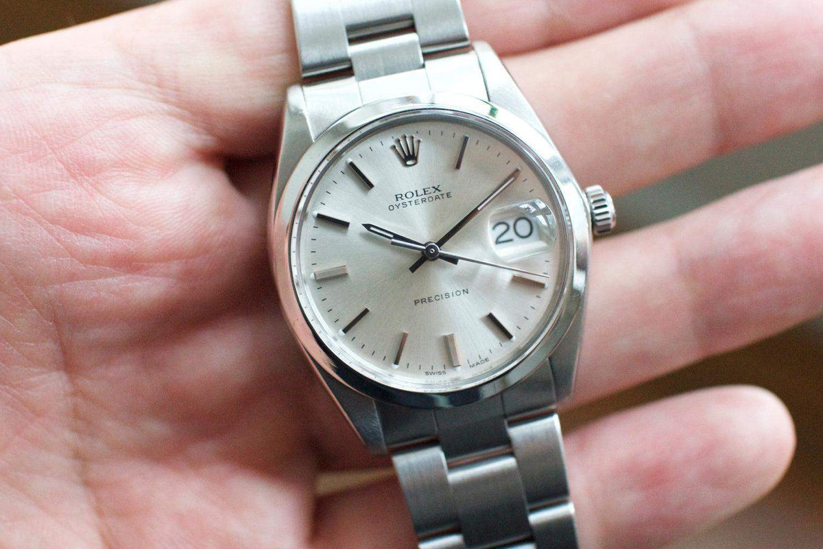 SOLDOUT: Rolex Oyster Precision 6694 34mm SERVICE PAPERS - WearingTime Luxury Watches