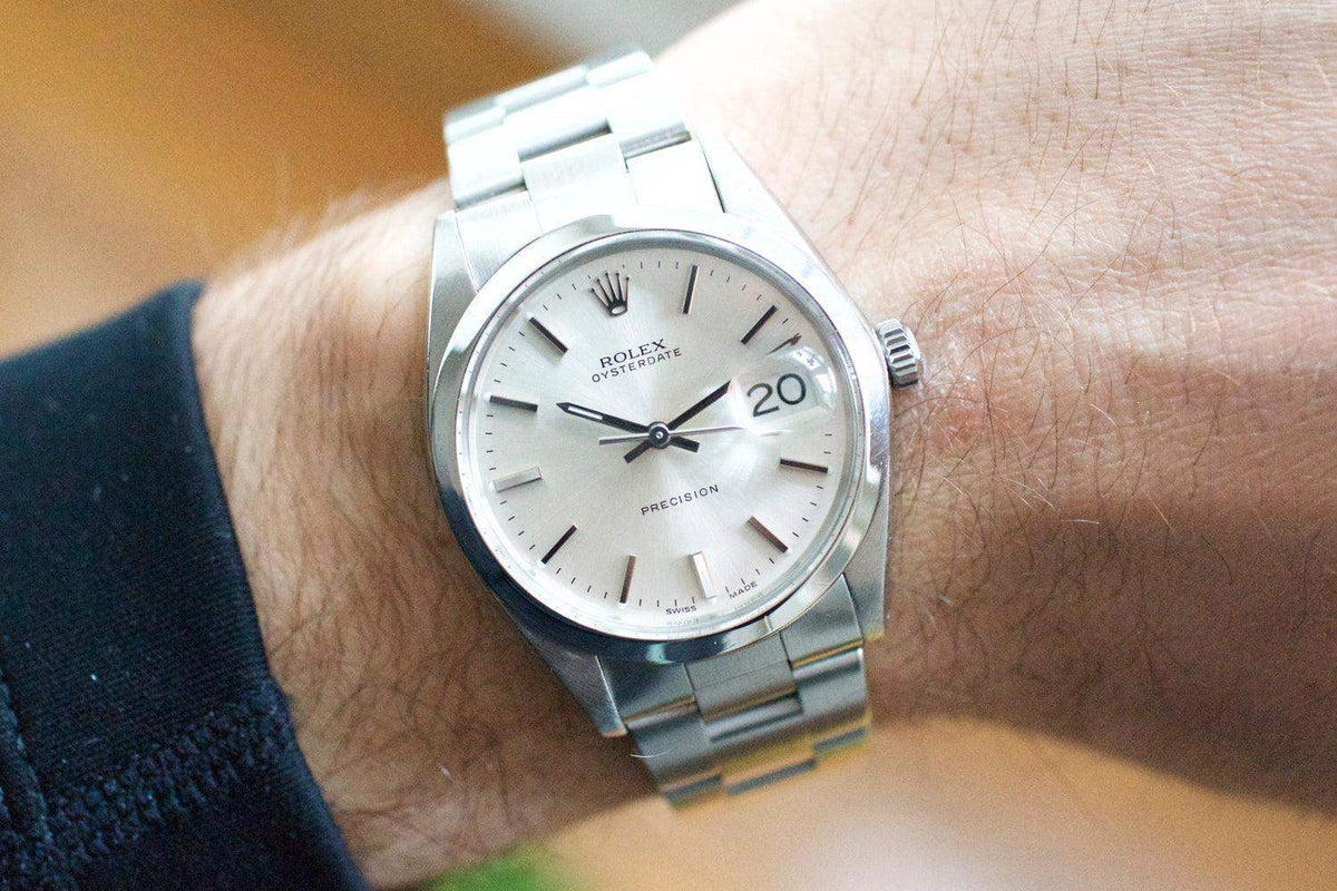SOLDOUT: Rolex Oyster Precision 6694 34mm SERVICE PAPERS - WearingTime Luxury Watches