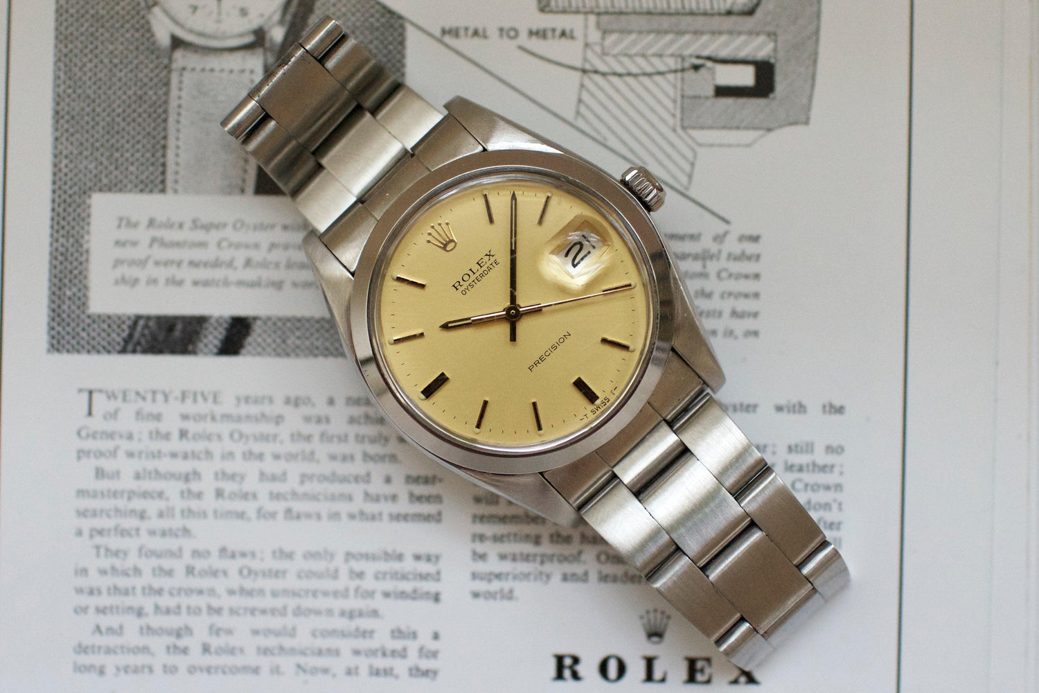 SOLDOUT: Rolex Precision 6694 - WearingTime Luxury Watches