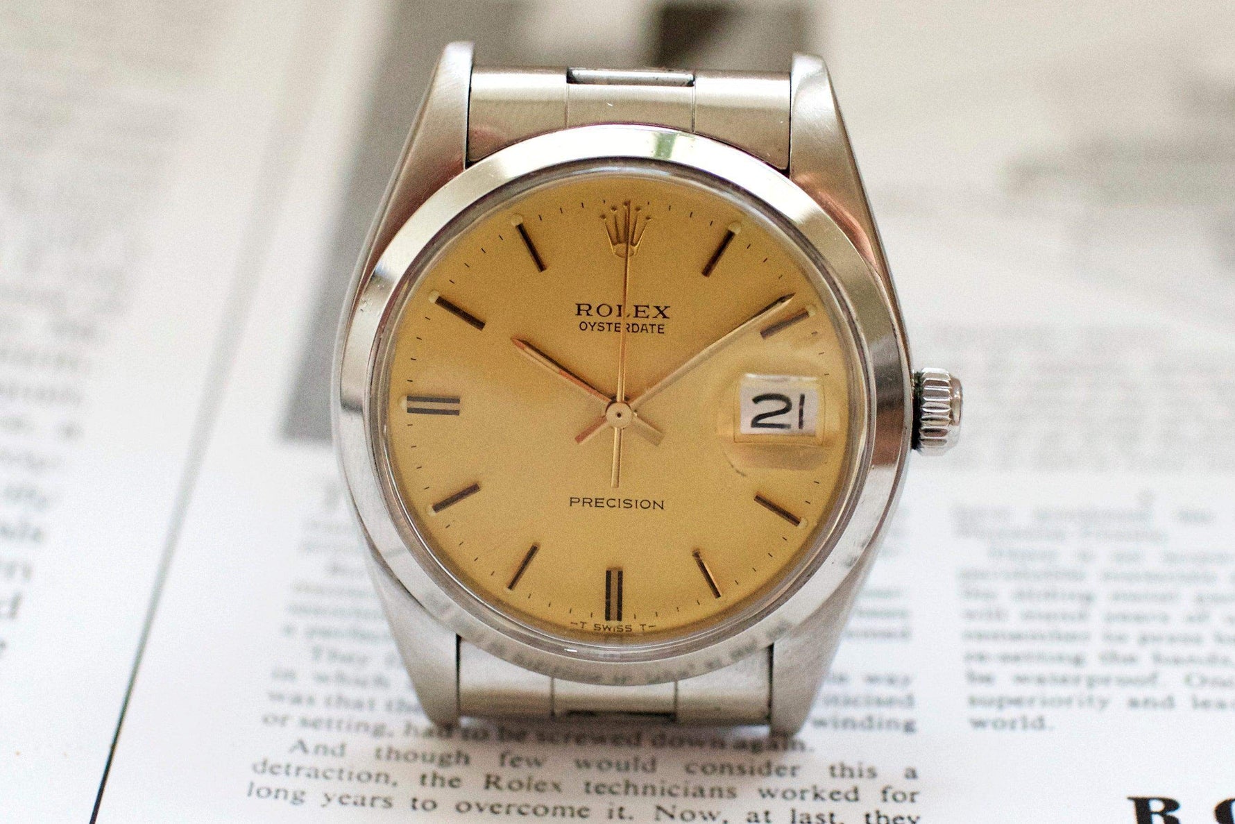 SOLDOUT: Rolex Precision 6694 - WearingTime Luxury Watches
