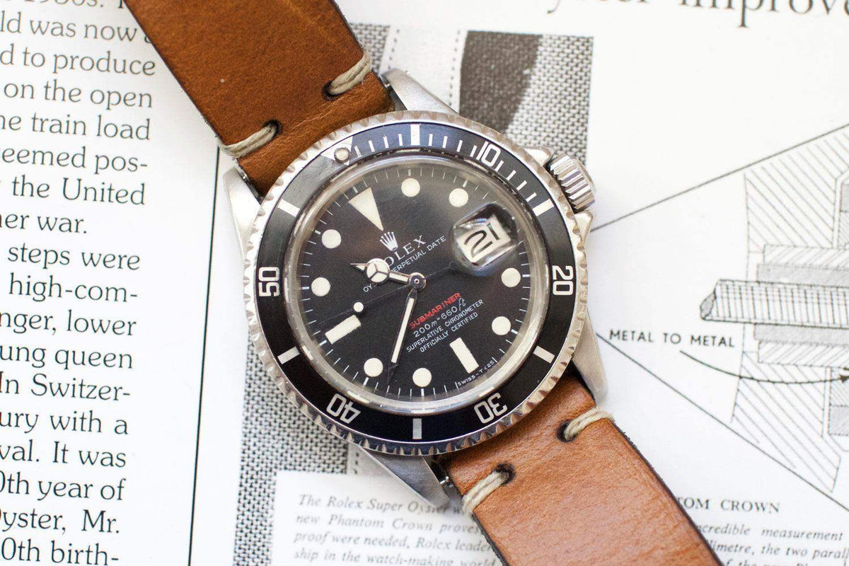 SOLDOUT: Rolex RED Submariner Date 1680 METERS FIRST 1969 - WearingTime Luxury Watches
