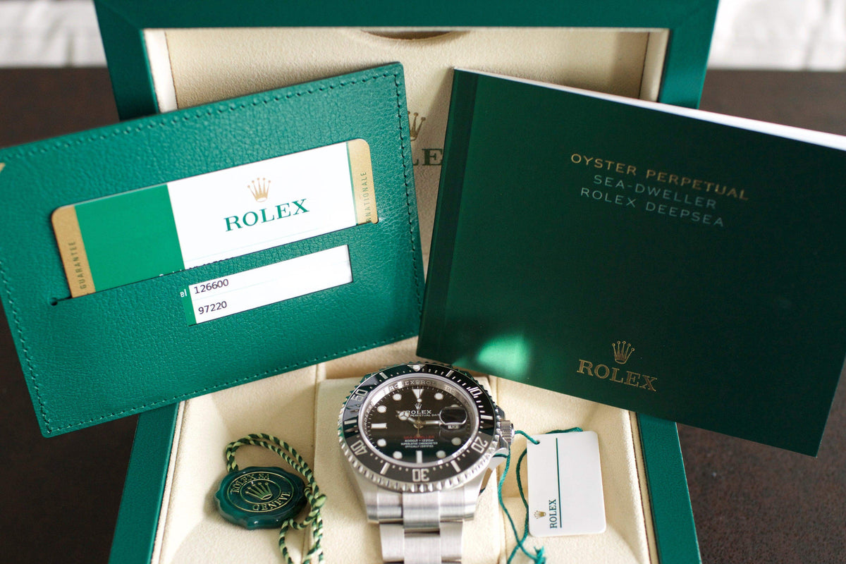 SOLDOUT: Rolex Sea-Dweller 126600 - WearingTime Luxury Watches
