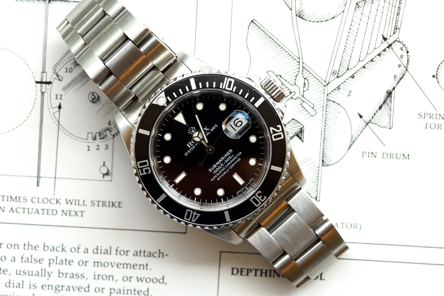 SOLDOUT: Rolex Submariner 16610 Mens Watch L Series - WearingTime Luxury Watches