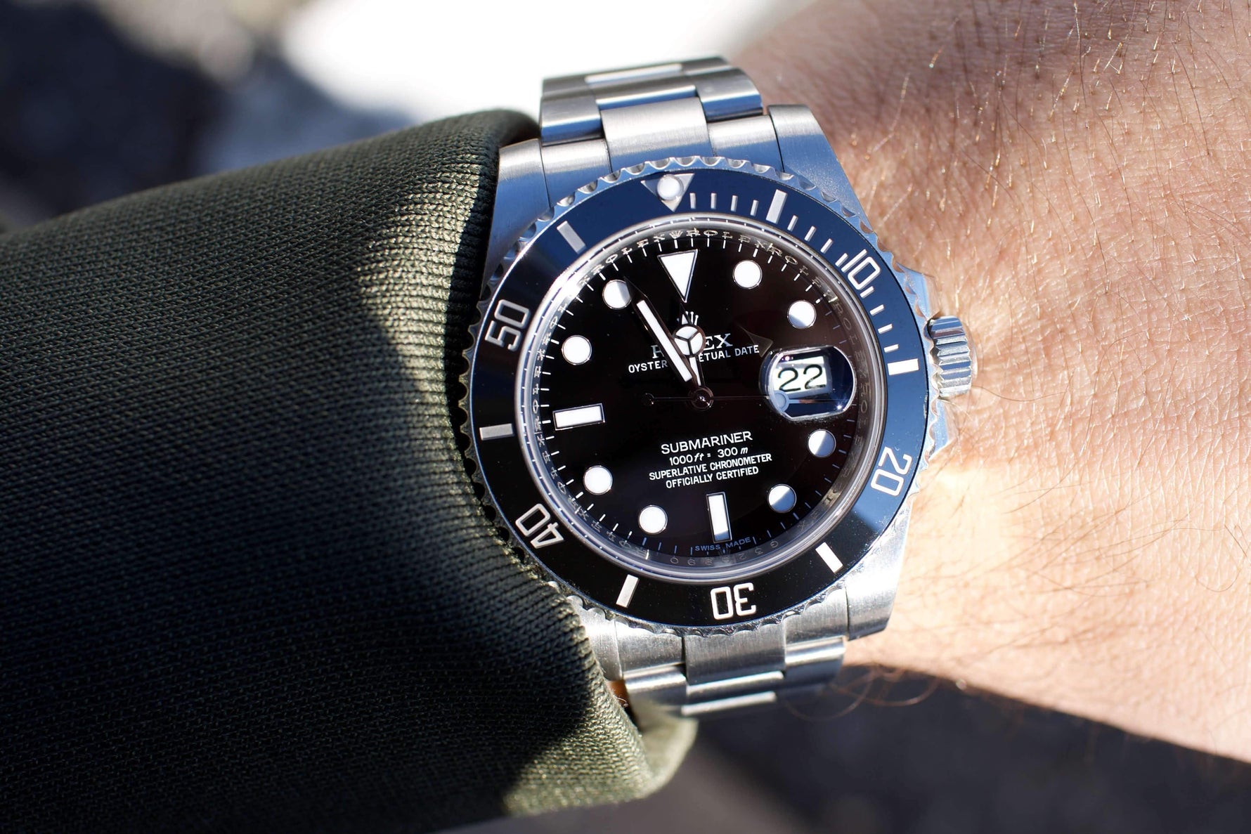 SOLDOUT: Rolex Submariner Date 116610 Box and Manuals Mens Watch - WearingTime Luxury Watches