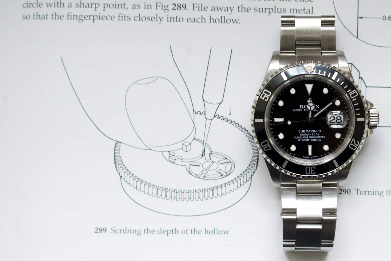 SOLDOUT: Rolex Submariner Date 16610 Mens Black Dial - WearingTime Luxury Watches