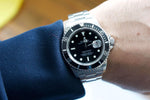 SOLDOUT: Rolex Submariner Date 16610 Mens Black Dial - WearingTime Luxury Watches