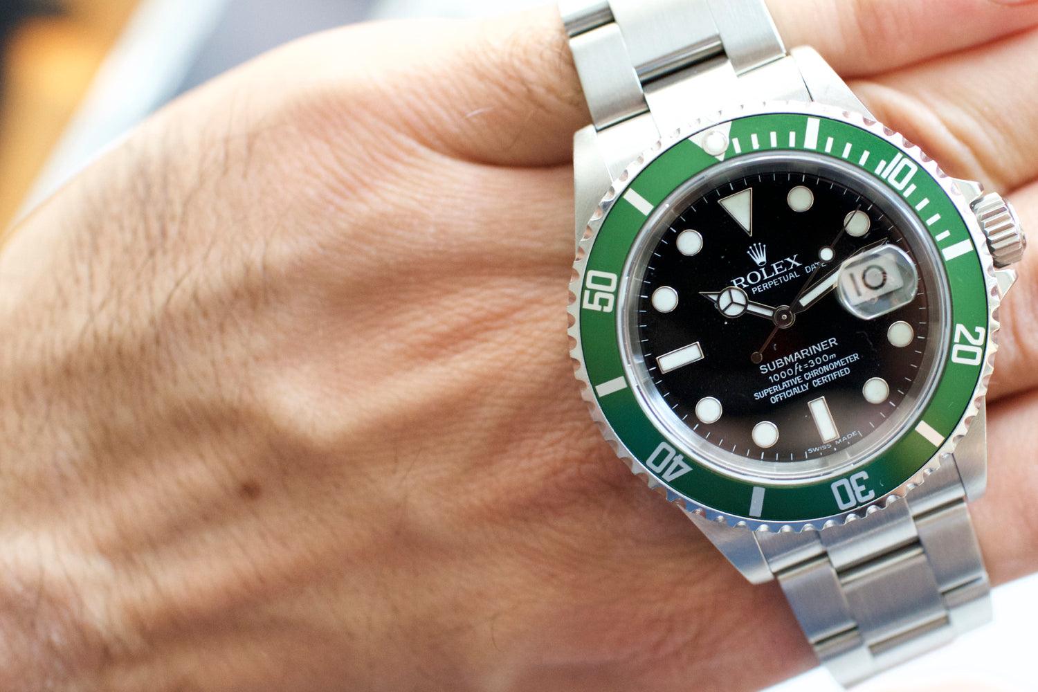 SOLDOUT: Rolex Submariner Date 50th Anniversary "Kermit" 16610LV - WearingTime Luxury Watches