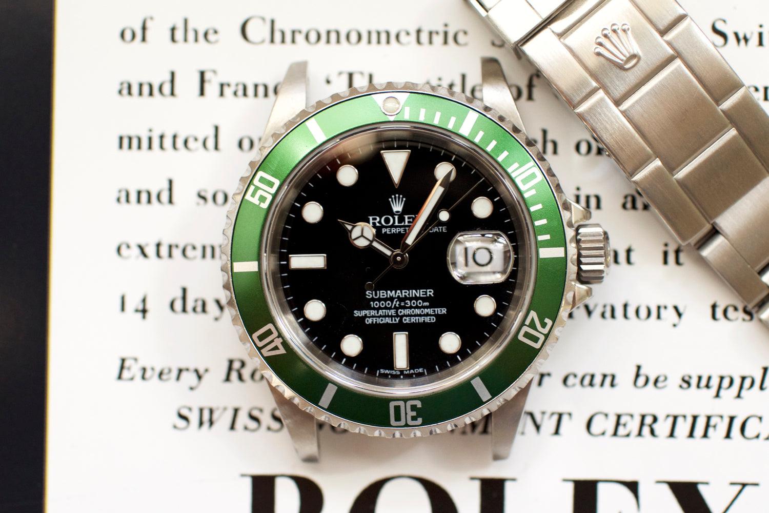 SOLDOUT: Rolex Submariner Date 50th Anniversary "Kermit" 16610LV - WearingTime Luxury Watches