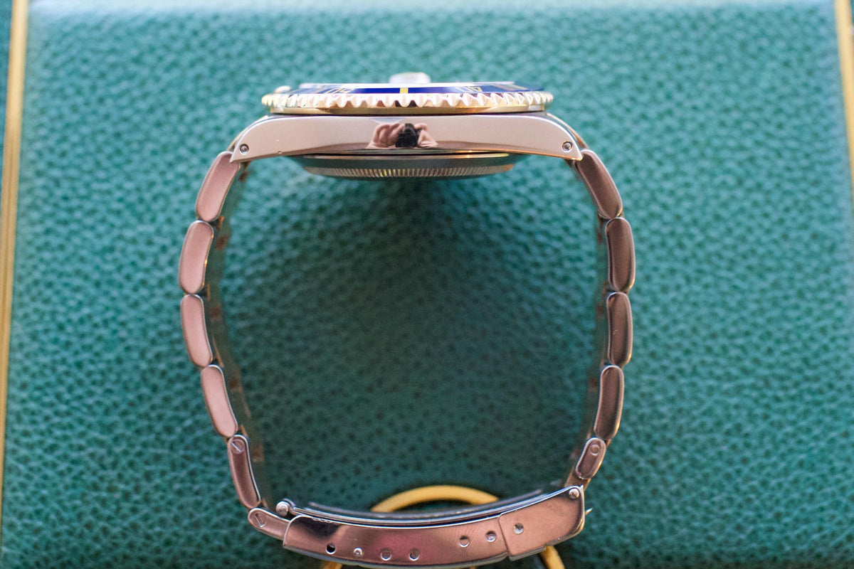 SOLDOUT: Rolex Submariner Two Tone 16613 "Bluesy" Box and Papers 2003 - WearingTime Luxury Watches
