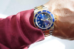 SOLDOUT: ROLEX TWO TONE SUBMARINER 16613 "BLUESY" 1999 Swiss Only Transitional - WearingTime Luxury Watches