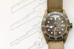 SOLDOUT: Tudor Heritage Black Bay Bronze 79250BA Slate Grey Dial Box and Tag 43MM - WearingTime Luxury Watches