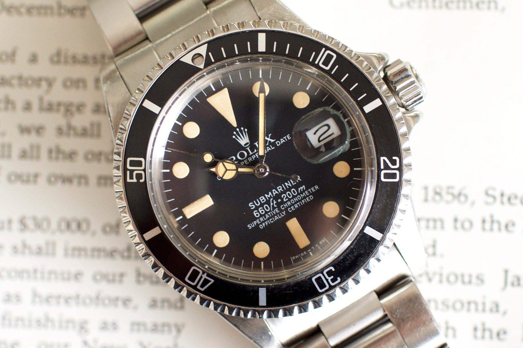 SOLDOUT: Vintage Rolex 1680 Submariner - WearingTime Luxury Watches