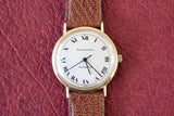 SOLDOUT: Tiffany and Co Automatic 33mm Roman Numeral 14k Gold Watch