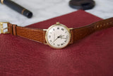 SOLDOUT: Tiffany and Co Automatic 33mm Roman Numeral 14k Gold Watch