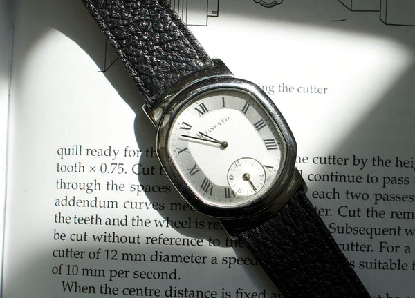 SOLDOUT: Tiffany and Co Reverso GMT Steel Mens or Ladies watch Original Box