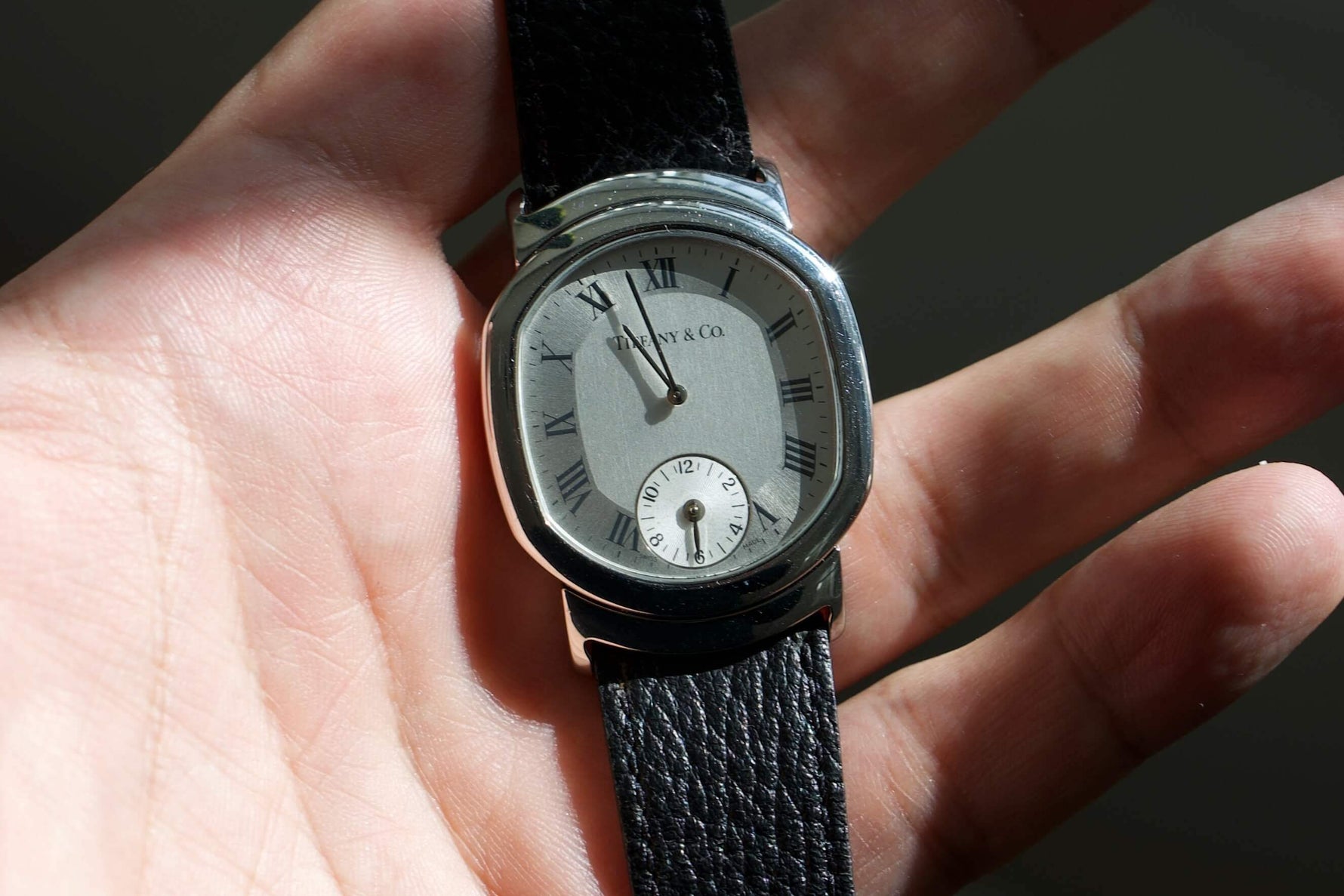 Tiffany and Co Reverso GMT Steel Mens or Ladies watch Original Box - WearingTime Luxury Watches