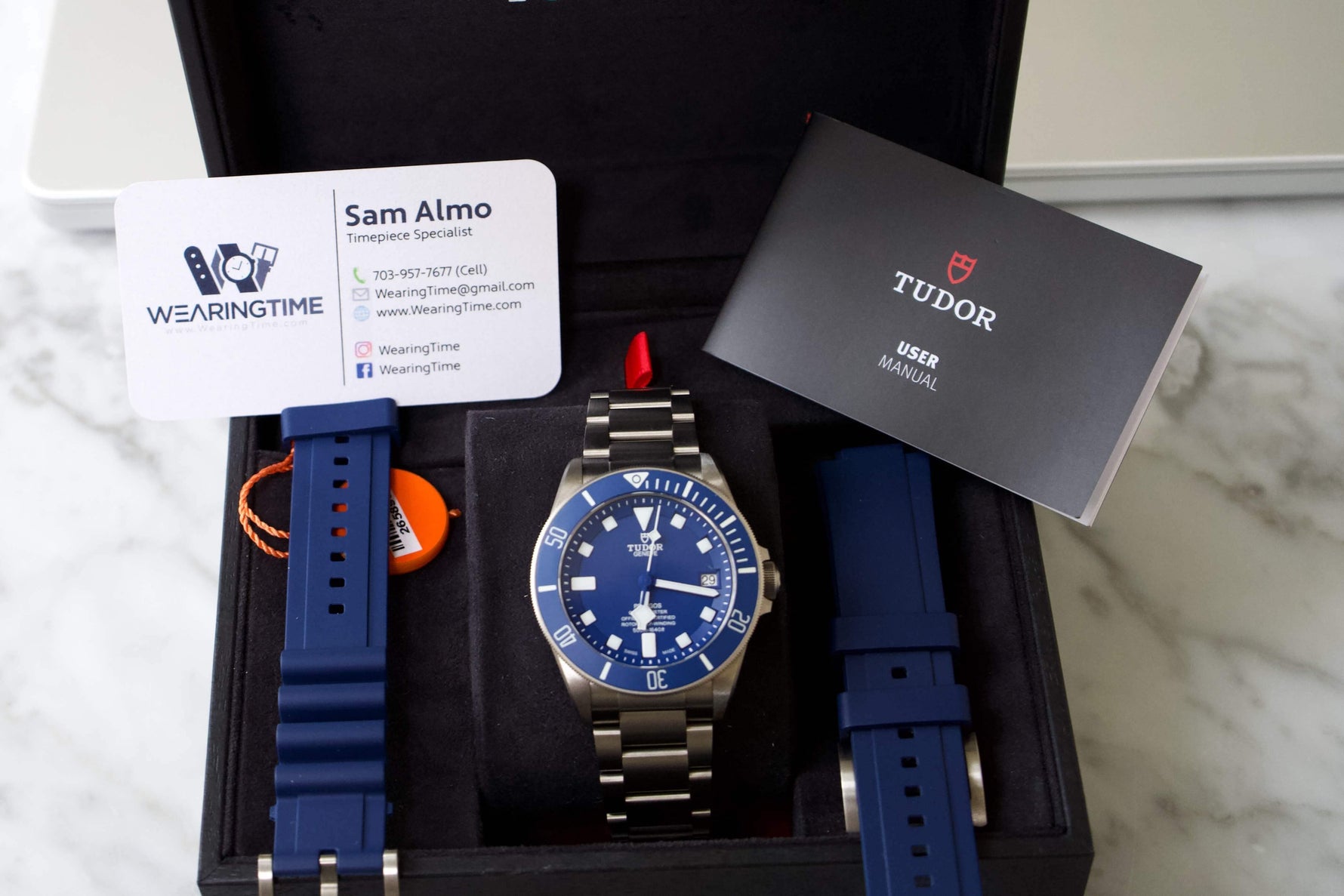 TUDOR Pelagos Blue Men's Watch M25600TB-0001 BRACELET TITANIUM - WearingTime Luxury Watches