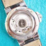 Ulysse Nardin Maxi Marine 263-67 Date Power Reserve 200m Black Stainless Steel Box 2010 - WearingTime Luxury Watches